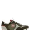 Redskins Baskets De Ville Homme Stitch Cuir Kaki/gris/rouge -Magasin De Chaussures stitch