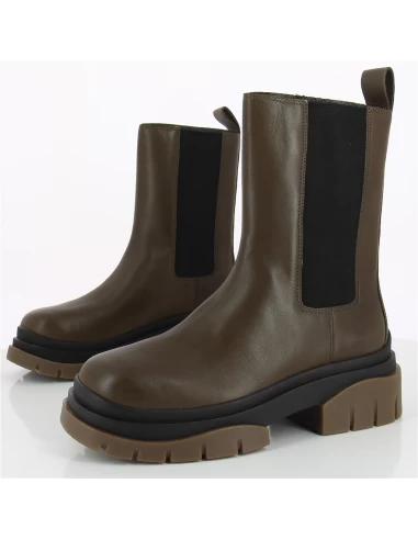 Ash Bottines Chelsea Femme Storm Cuir Marron 4 Ash Bottines Chelsea Femme Storm Cuir Marron â Image 2
