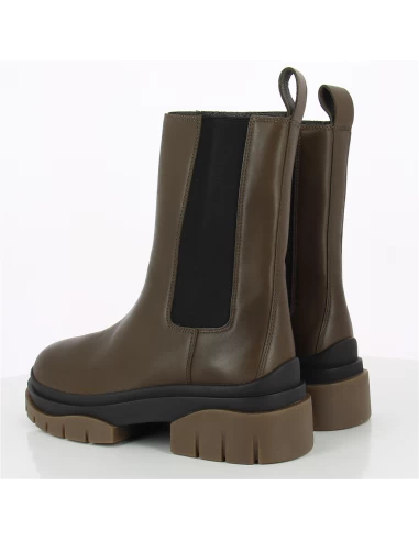 Ash Bottines Chelsea Femme Storm Cuir Marron 6 Ash Bottines Chelsea Femme Storm Cuir Marron â Image 4