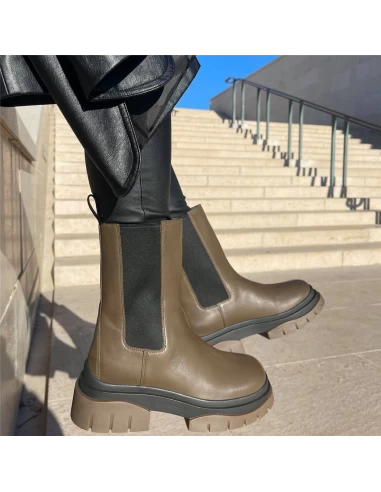 Ash Bottines Chelsea Femme Storm Cuir Marron 7 Ash Bottines Chelsea Femme Storm Cuir Marron â Image 5