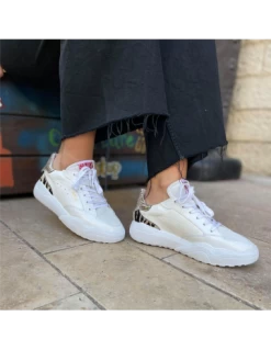 Semerdjian Baskets De Ville Femme Tany 6616 Cuir Blanc/or/léopard 13 Semerdjian Baskets De Ville Femme Tany 6616 Cuir Blanc/or/léopard -Magasin De Chaussures tany 6616 4