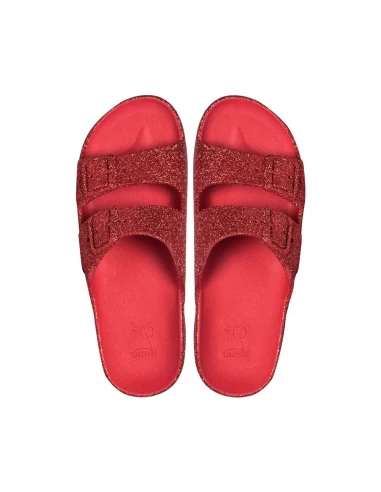 Cacatoes Claquettes Femme Trancoso Women Rouge 4 Cacatoes Claquettes Femme Trancoso Women Rouge – Image 2