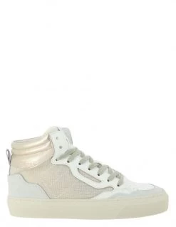 Semerdjian Baskets Montantes Femme Trevo 7538 Cuir Blanc