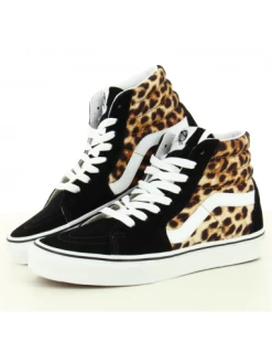 Vans Sneakers Montantes Femme Ua Sk8-hi Leopard/noir -Magasin De Chaussures ua sk8 hi 1