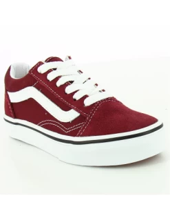 Vans Sneakers Femme Uy Old Skool Daim Rouge -Magasin De Chaussures uy old skool 1