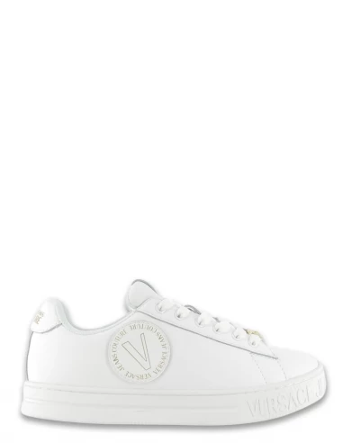 Versace Baskets De Ville Femme Court 88 Blanc 3 Versace Baskets De Ville Femme Court 88 Blanc