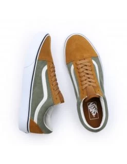 Vans Sneakers Old Skool Vert Cognac 9 Vans Sneakers Old Skool Vert Cognac -Magasin De Chaussures vn0007nt20a vans 1