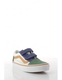 Vans Baskets Enfant Uy Old Skool V Beige/vert -Magasin De Chaussures vn0a38hd6gl vans 1
