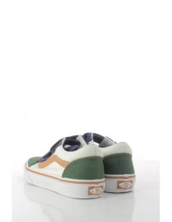 Vans Baskets Enfant Uy Old Skool V Beige/vert -Magasin De Chaussures vn0a38hd6gl vans 2
