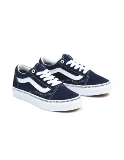 Vans Sneakers Enfant Uy Old Skool Mini Bleu -Magasin De Chaussures vn0a7q5f4m0 vans 2