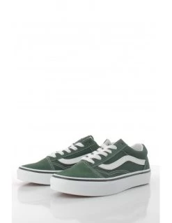 Vans Baskets Enfant Uy Old Skool Vert -Magasin De Chaussures vn0a7q5fbd6 vans 1