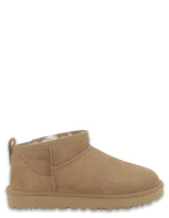 Ugg Boots Femme Classic Ultra Mini Daim Chestnut