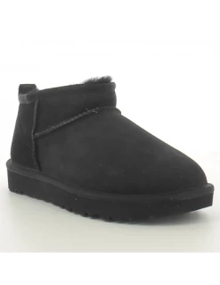 Ugg Boots Femme Classic Ultra Mini Daim Noir -Magasin De Chaussures w classic ultra mini 7