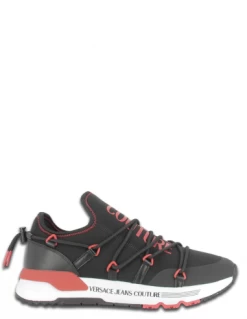Versace Baskets De Ville Homme Dynamic Black/red