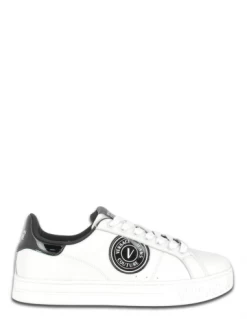Versace Baskets De Ville Homme Court 88 Blanc/noir