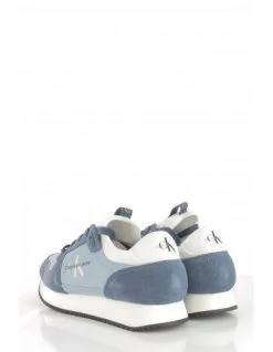 Calvin Klein Baskets De Ville Homme Runner Sock Bleu/blanc -Magasin De Chaussures ym00553 0g1 calvin klein 2