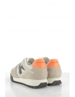 Calvin Klein Baskets De Ville Homme Toothy Run Laceup Lo Beige -Magasin De Chaussures ym00744acf calvin klein 2