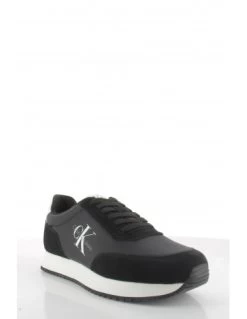 Calvin Klein Basket De Ville Homme Retro Runner Su-ny M Black -Magasin De Chaussures ym00746bds calvin klein 1