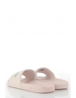 Calvin Klein Claquettes Femme Slide Monogram Co Rose -Magasin De Chaussures yw00103 0jw calvin klein 2